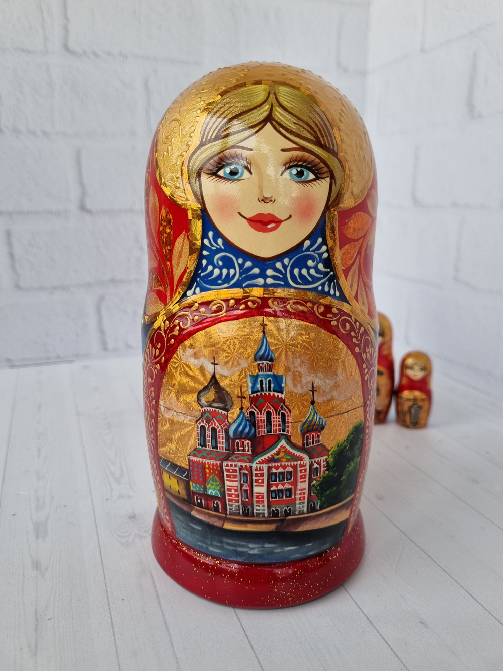 Матрёшка "Виды города" 5мест