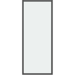 Душевая стенка Grossman Style 80 200.K33.05.80.21.00 профиль Черный матовый стекло прозрачное