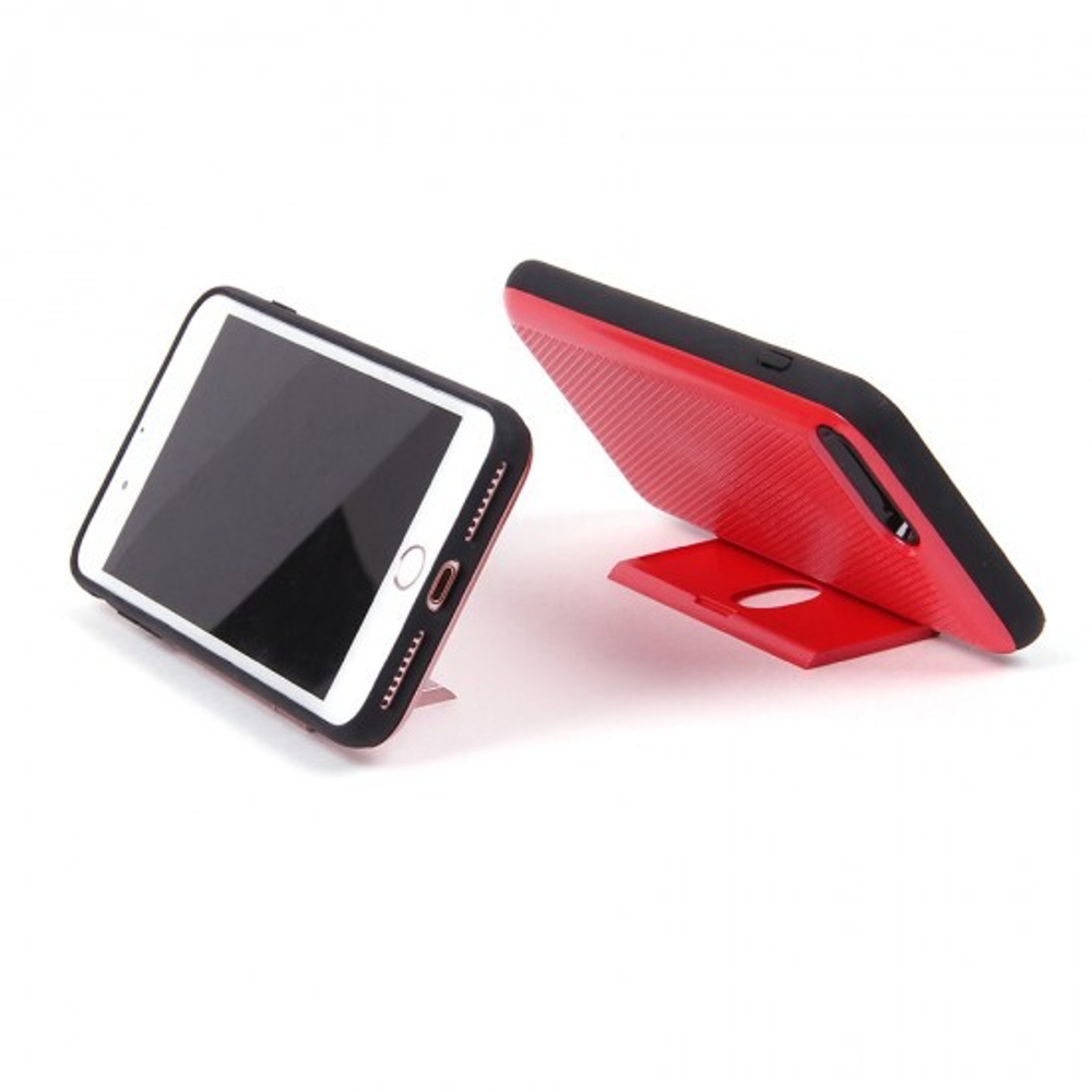 Чехол с вырезами под пластиковые карты для iPhone 7 Plus, 009465 Черный