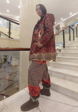 Куртка "Дама с Единорогом", средневекового фламандского гобелена «Моё единственное желание» из серии гобеленов "Дама с Единорогом"