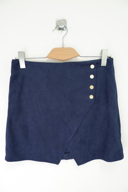 Юбка Oodji синяя 44 размер