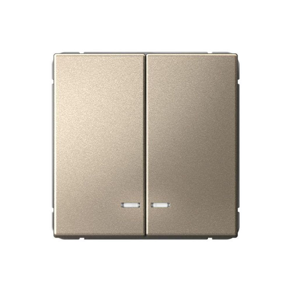 Выключатель 2-кл. ArtGallery (сх. 5а) 10AX с подсветкой механизм шампань SE GAL000553 Выключатель 2-кл. ArtGallery (сх. 5а) 10AX с подсветкой механизм шампань SE GAL000553