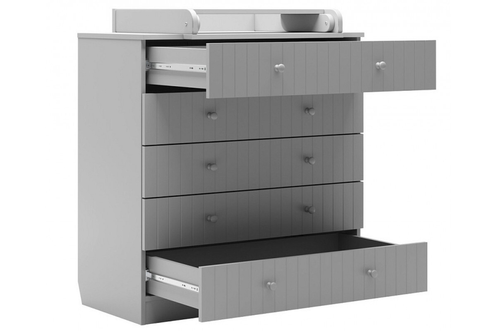 Детский пеленальный комод Antemi Fred, Серый