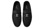 LOUIS VUITTON Hockenheim Gommino Loafers Men"s Black
