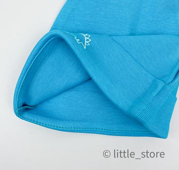 Шапка однослойная "Цветные динозавры" бирюза