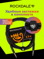 Инструментальный кабель jack-jack ROCKDALE IC002.10