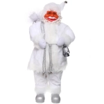 Дед Мороз - Лесовичок «Снежные времена» 60 см, Белый