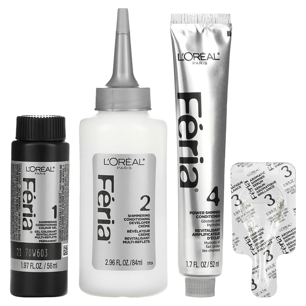 L'Oréal, Feria, многогранный мерцающий оттенок, 21 звездная ночь, 1 применение