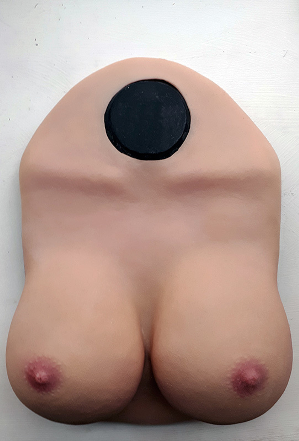 Облегченная силиконовая накладная грудь, Размер С (3Й) с растягивающимся воротом