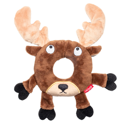 75305 Игрушка для собак Лось с пищалкой 19см, серия PLUSH FRIENDZ, Gigwi