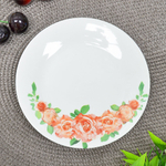 Тарелка десертная 17,5см Нежные розы (эконом)