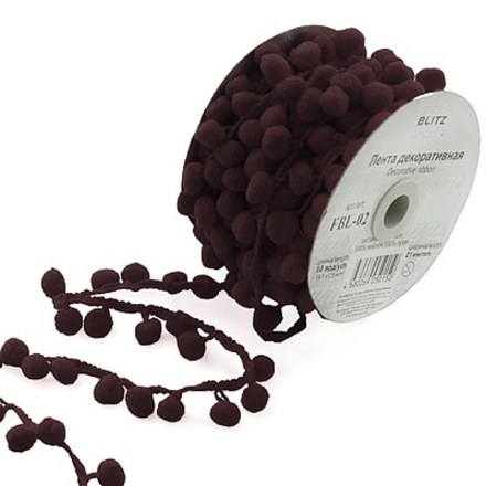 Тесьма декоративная "BLITZ" FBL-02, 21 мм , №100