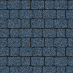 Тротуарная плитка КЛАССИКО - Гранит Синий, комплект из 2 видов плит