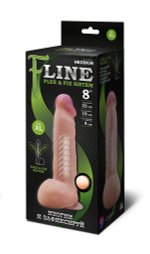 LOVETOY F LINE 23 см – реалистичный фаллоимитатор на присоске из неоскина, телесный