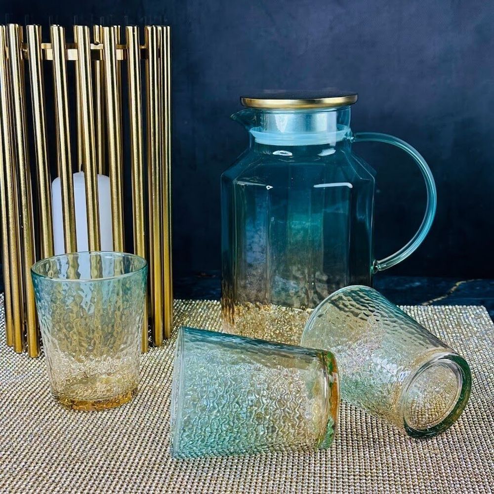 Lenardi 200-043 Набор графин 1800мл и 6 стаканов 260мл в под.уп.(х8) Стекло