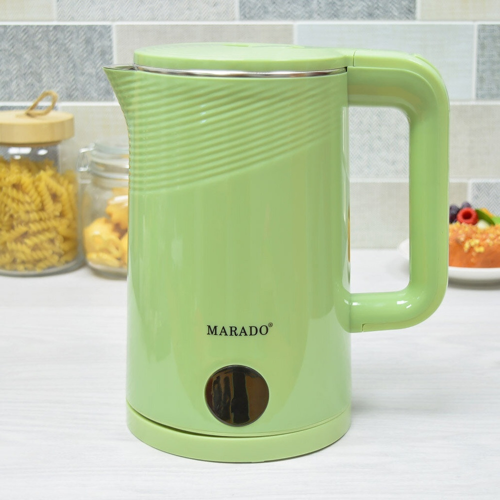 Чайник электрический 2,3л пластик (зеленый), MA-2355GN