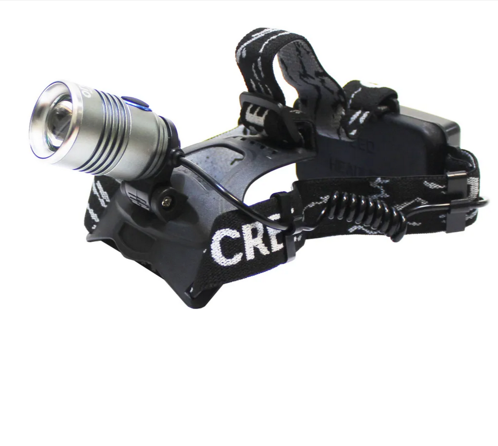 Фонарь Огонь HT-563 (2-в-1) налобный + ручной