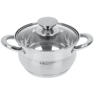 Кастрюля из нержавеющей стали 1,8л «Диана» Катунь