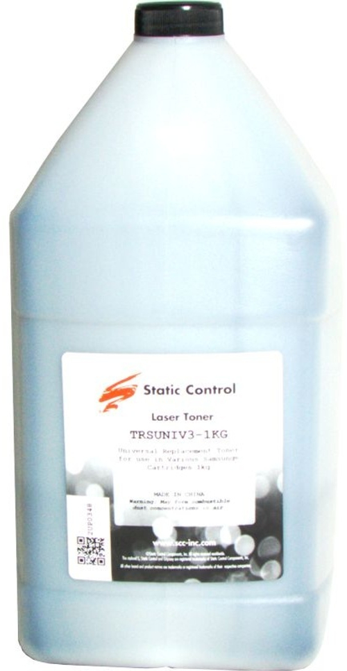 Тонер Static Control TRSUNIV3-1KG (0040358) черный
