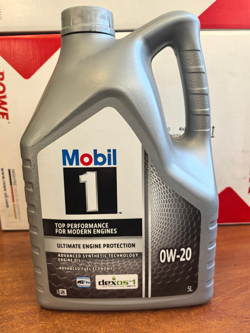 Масло моторное, Mobil 1 0W-20 Advanced Full Synthetic Motor Oil, 5 л