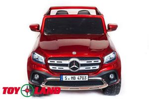 Детский электромобиль Toyland Mersedes-Benz X-Class красный краска