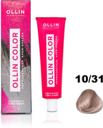 OLLIN COLOR 10/31 светлый блондин золотисто-пепельный 60мл Перманентная крем-краска для волос