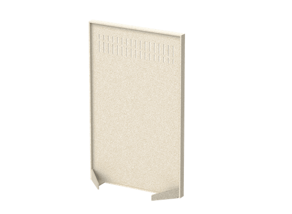 Перегородка с декором &quot;Диаграмма роста&quot; 120х40х140