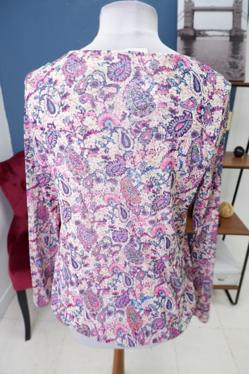 Джемпер S.Oliver с принтом 46 размер