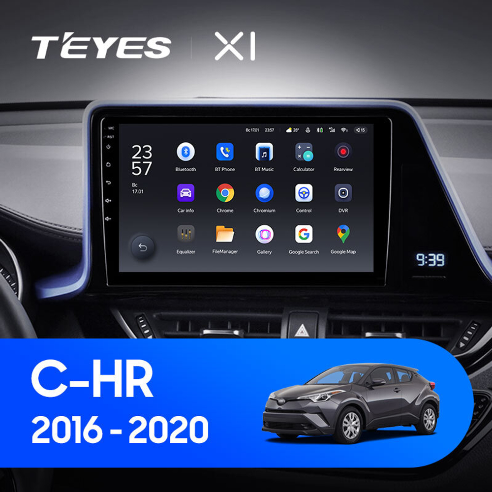 Teyes X1 9" для Toyota C-HR 2016-2020