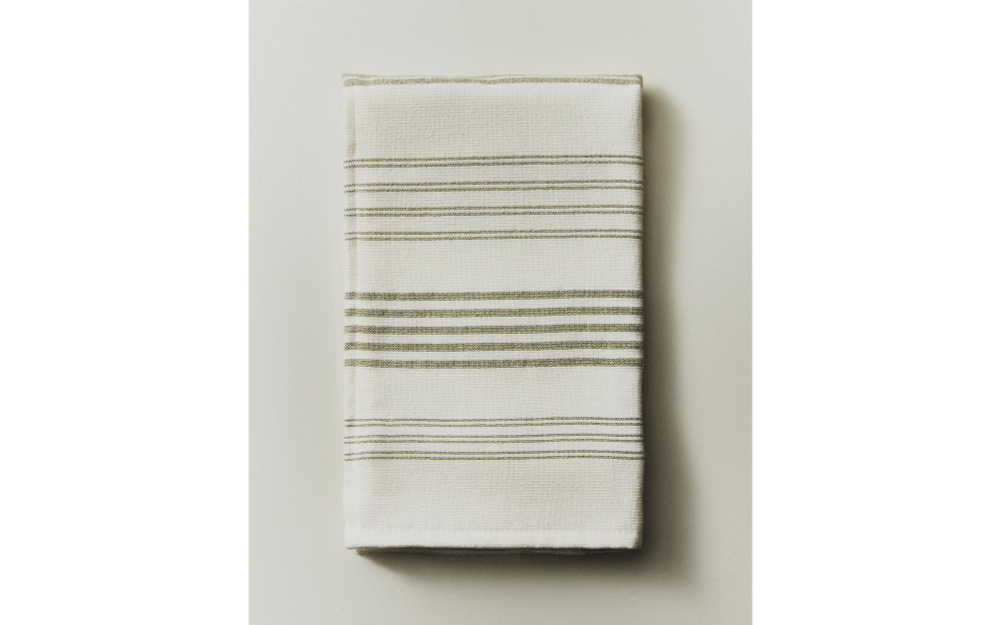 Zara Home кухонное полотенце из хлопка, узор в полоску, 70 50 см · 9281/026