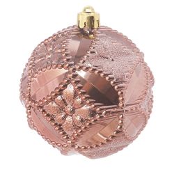 GAEM Набор из 2шт Украшение новогоднее Шар "Готический орнамент", D10 см, L20 W10 H10 см