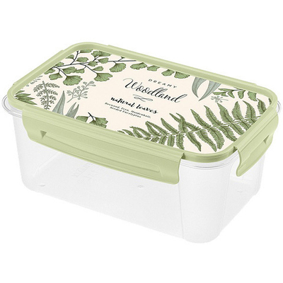 Контейнер для продуктов 1,1л «LOCK&OK» зеленый