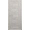 Цена на Дверь CPL Гавана дуб снежный стекло матовое Купить Дверь CPL Гавана дуб снежный стекло матовое