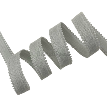 Бретелечная резинка серая 9 мм, цв. 166