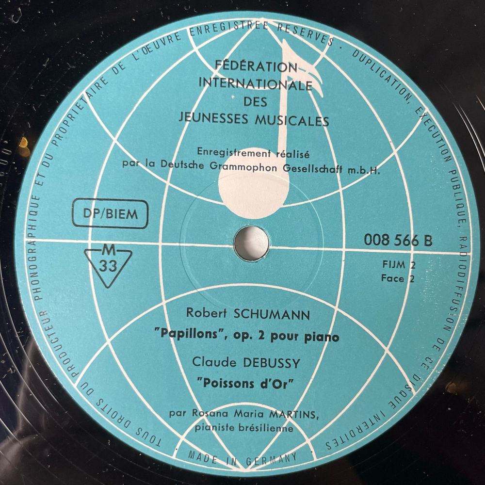Винтажная виниловая пластинка LP Joseph Haydn, Robert Schumann, Claude Debussy, Jean-Bernard Pommier, Piano Et Orchestre, Op. 21, Papillons Pour Piano, Op. 2 (Canada 1962)