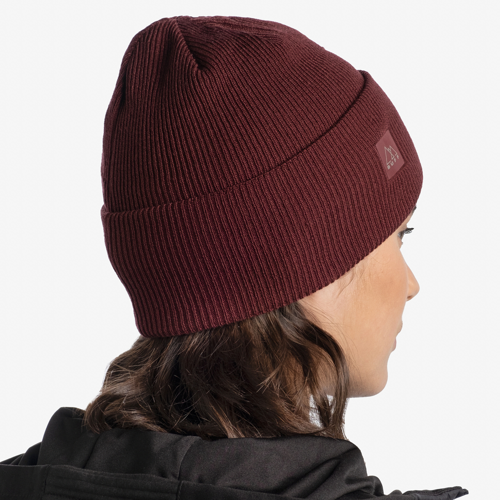 Шапка Buff Crossknit Hat Solid Mahogany (US:one size)