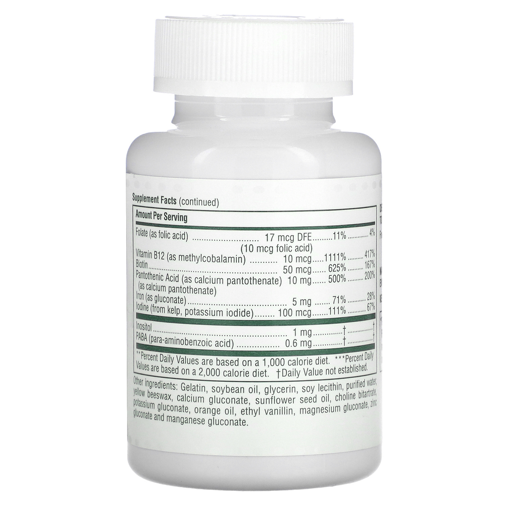 NaturesPlus, Витаминные мультивитамины для детей, апельсин, 180 мягких таблеток