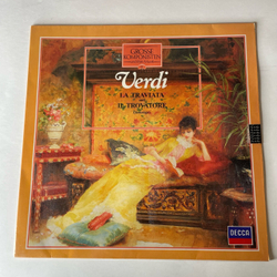 Винтажная виниловая пластинка LP Verdi Верди, Травиата, La Traviata Und Il Trovatore (Auszuge) (Германия 1985) (Запечатана)