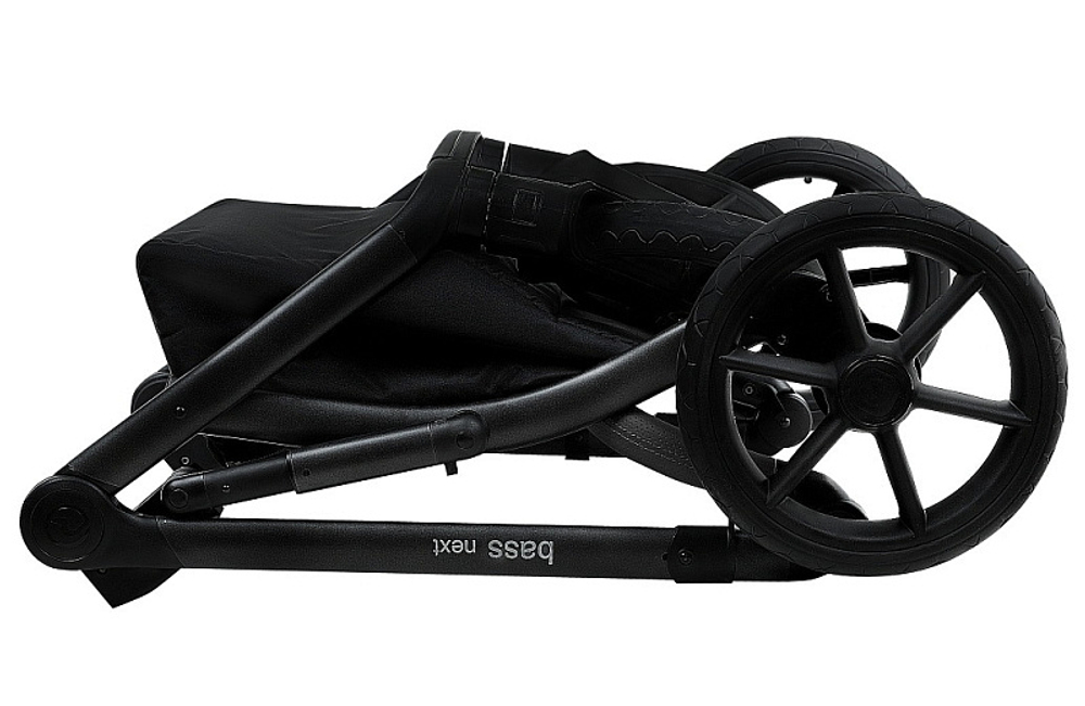 Детская коляска Roan Bass Next 2.0 3 в 1 с автокреслом Tutis Elo Lux EduSky Black BSN/41/2 Hazel/Black/руч.Black