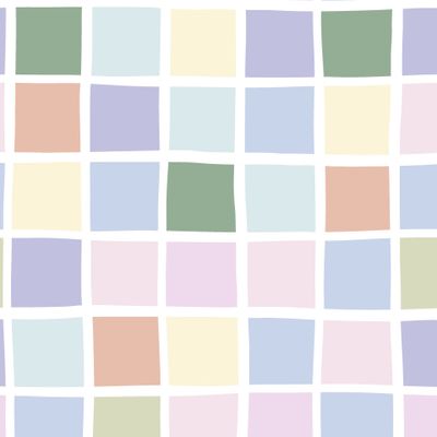 клеточка милая разноцветная пастель с белыми линиями