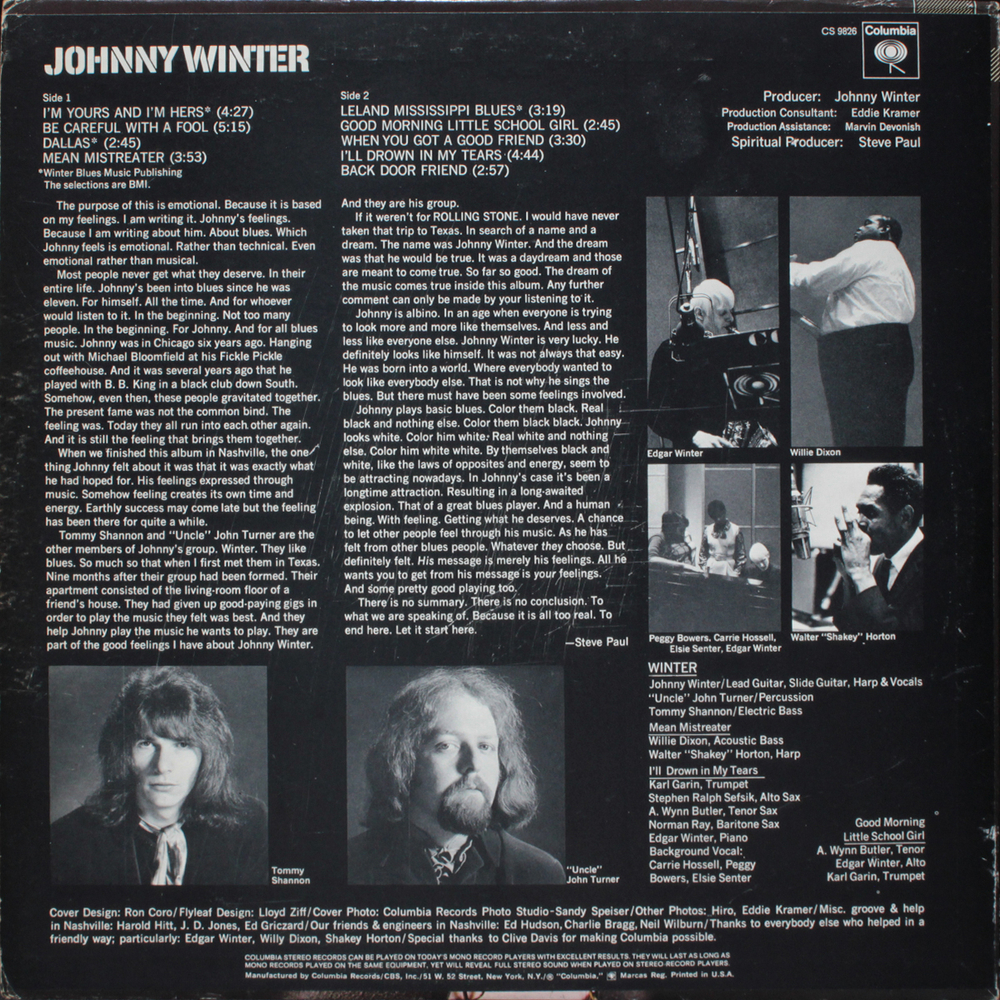 Johnny Winter / Johnny Winter (LP)