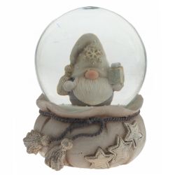 GAEM Фигурка декор в стекл шаре "Гном", D 6.5 см, L7 W7 H9 см, 2в.