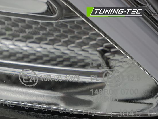 Фары передние TUBE LED CHROME для MERCEDES W205 14-18