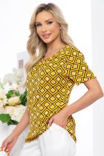 Блуза "Нильда" (горчица) Б5397 LT Collection