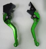 Короткие рычаги тормоза/сцепления для мотоциклов BMW Зеленый