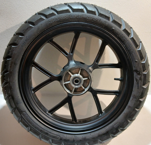 Колесо заднее в сборе 130/80-17 под ось Ф17мм Motoland ENDURO GS 250