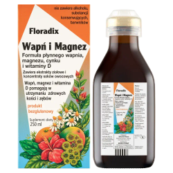 Диетическая добавка Floradix Кальций и магний, 250 мл