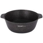 Кастрюля-жаровня 3л «Granit ultra» (original) со стеклянной крышкой жго31а