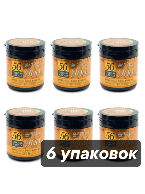 Lotte Dream Cacao Шоколад в кубиках Дрим Какао 56% 86 г 6 шт