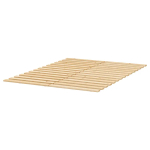 Кровать - IKEA MALM, 200х160 см, жесткий матрас,  черный, МАЛЬМ ИКЕА